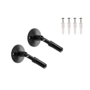 SLV 186310 WALL BRACKET, for TENSEO low-voltage cable system, long, black, 2 pieces - Toplightco