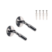 SLV 186312 Wall bracket for low-voltage wire system, chrome, 2 pieces, 10cm - Toplightco