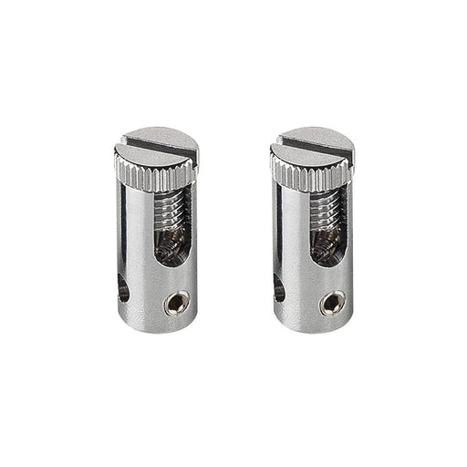 SLV 186352 Feed-in for low-voltage wire system, chrome, 2 pieces, max. 25A - Toplightco