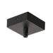 SLV 210060 Ceiling plate GLENOS, matt black, 8.5x8.5x2.7cm, with strain relief - Toplightco
