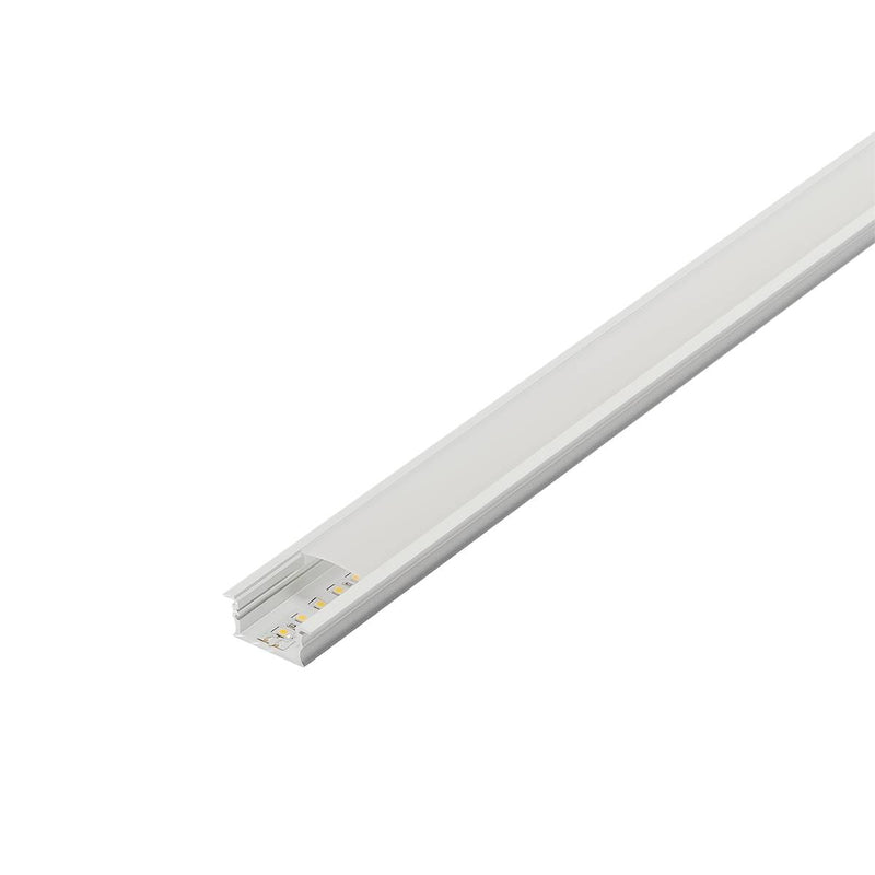 SLV 214351 GLENOS cover 200 for linear profile 2713, 2m, frosted - Toplightco