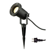 SLV 227410 NAUTILUS SPIKE XL, black, GU10 Energy Saver, max. 11W, incl. 1.5m cable with plug - Toplightco