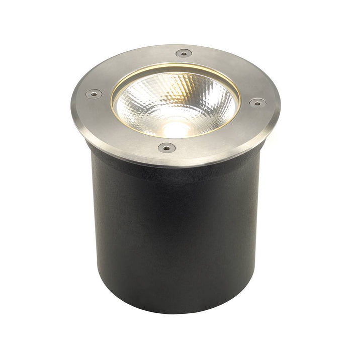 SLV 227600 ROCCI inground fitting, round, stainless steel 316, 6W COB LED, 3000K, incl. driver - Toplightco