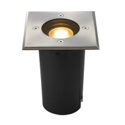 SLV 227684 SOLASTO inground fitting, square, stainless steel bezel, GU10 max. 6W - Toplightco