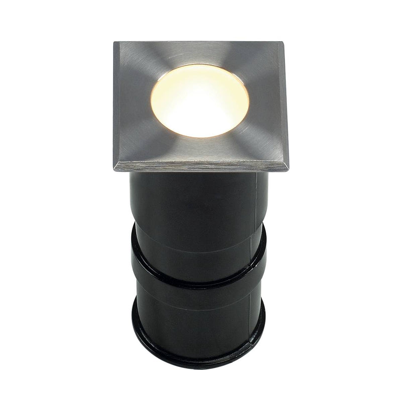 SLV 228342 POWER TRAIL-LITE SQUARE, stainless steel 316, 1W LED, 3000K, IP67 - Toplightco