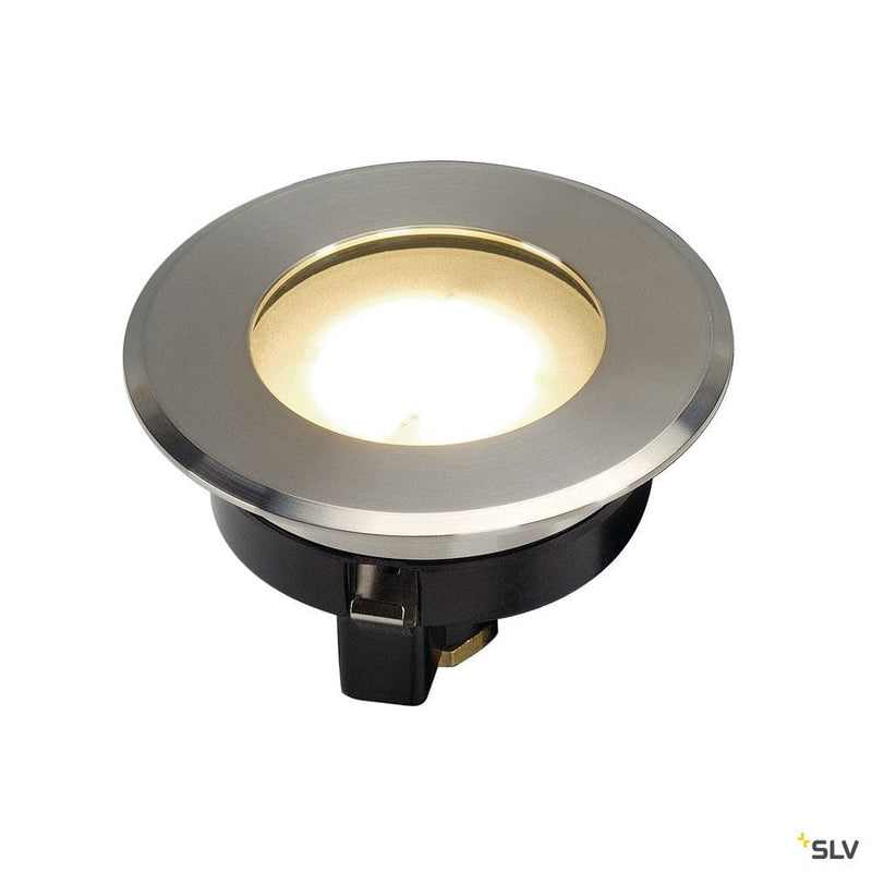 Dasar Flat 230v Led Inground Fitting, Round, 4.3w Led, 3000k, Stainless Steel Bezel - Toplightco