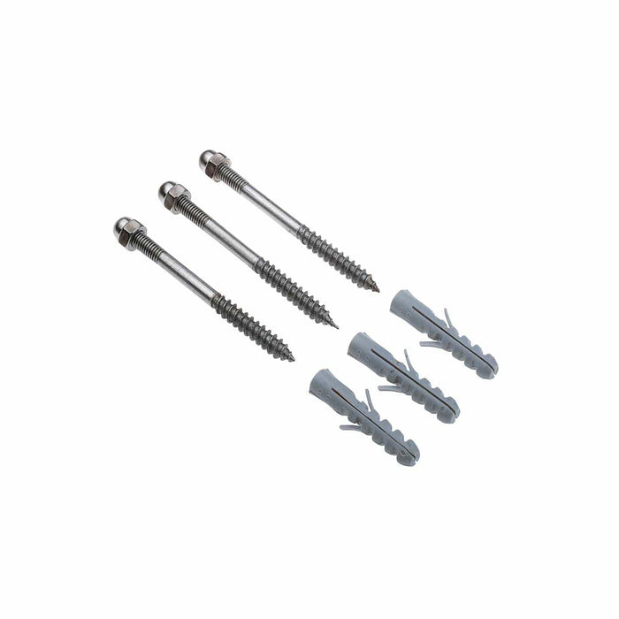 SLV 228752 Hanger bolt set, stainless steel, M6, incl. caps, plugs and washers - Toplightco