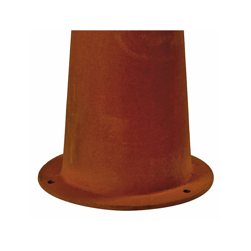 SLV 229020 RUSTY 40 bollard light, rusted iron, E27 Energy Saver, max. 11W, IP55 - Toplightco
