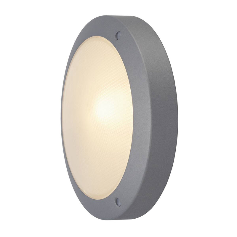 SLV 229072 BULAN wall and ceiling light, round, silver-grey, E14, max. 60W, frosted glass - Toplightco