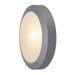 SLV 229072 BULAN wall and ceiling light, round, silver-grey, E14, max. 60W, frosted glass - Toplightco