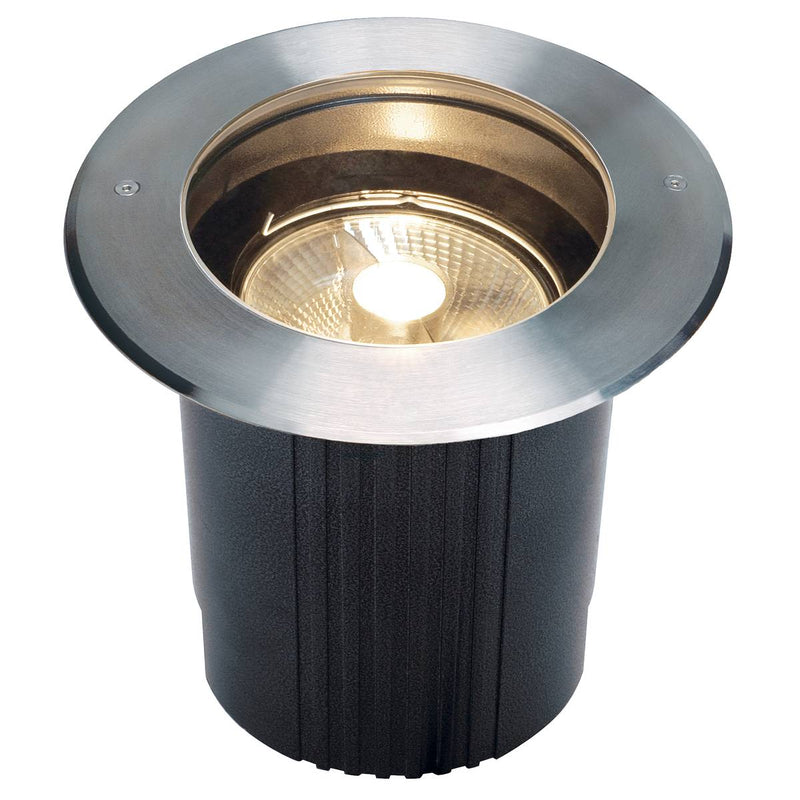 SLV 229230 DASAR ES111 inground fitting, round, stainless steel 316, max. 75W, IP67 - Toplightco