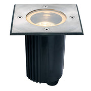 SLV 229324 DASAR 80 GU10 inground fitting, square, stainless steel 316, max. 35W, IP67 - Toplightco