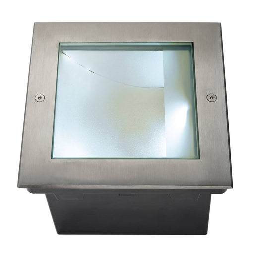 SLV 229381 DASAR 255 LED SQUARE inground fitting, asymmetrical, stainl. steel 316, 34W, 4000K - Toplightco
