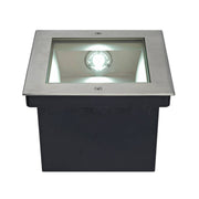SLV 229381 DASAR 255 LED SQUARE inground fitting, asymmetrical, stainl. steel 316, 34W, 4000K - Toplightco