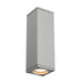 SLV 229532 THEO UP/DOWN OUT wall light, square, silver-grey GU10, max. 2x35W - Toplightco