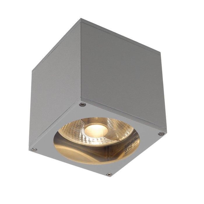 SLV 229564 BIG THEO WALL OUT wall light, square, silver-grey, ES111, max. 75W - Toplightco