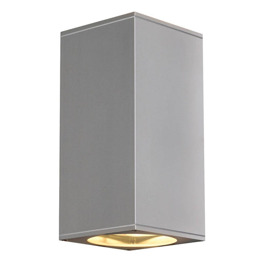 SLV 229574 BIG THEO UP/DOWN OUT wall light , square, silver-grey, ES111, max. 2x75W - Toplightco