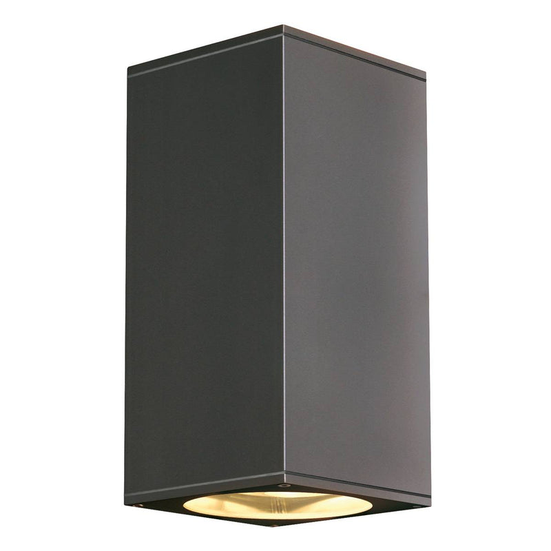 SLV 229575 BIG THEO UP/DOWN OUT wall light , square, anthracite, ES111, max. 2x75W - Toplightco