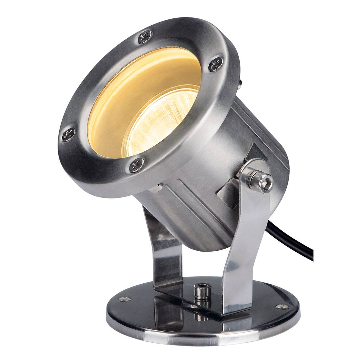 SLV BIG NAUTILUS Farettino A Picchetto Da Giardino Verde IP65 Con Attacco GU10 (max 11W) - Progettazione Tedesca