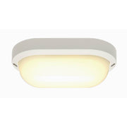 SLV 229931 TERANG 2 wall and ceiling light, oval, white, 11W LED, 3000K, IP44 - Toplightco