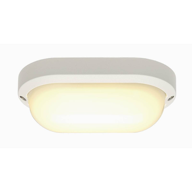 SLV 229931 TERANG 2 wall and ceiling light, oval, white, 11W LED, 3000K, IP44 - Toplightco
