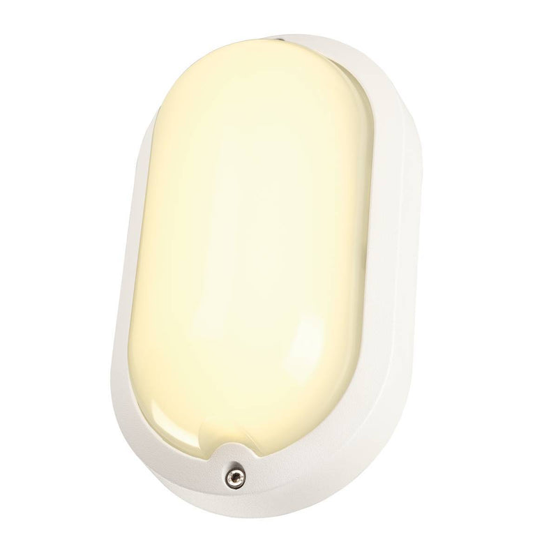 SLV 229931 TERANG 2 wall and ceiling light, oval, white, 11W LED, 3000K, IP44 - Toplightco