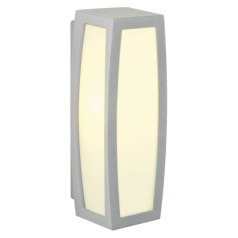SLV 230044 MERIDIAN BOX wall and ceiling light, silver-grey, E27, max. 25W - Toplightco