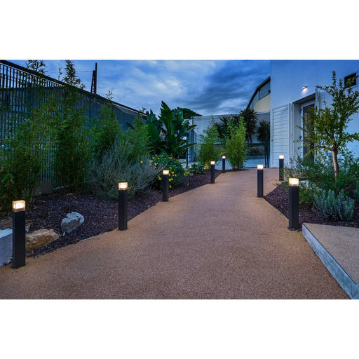 SLV 231225 GRAFIT SL 60 bollard light, anthracite/white, E27 Energy Saver, max. 11W, IP44 - Toplightco