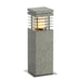 SLV 231410 ARROCK GRANITE 40 bollard light, granite, salt & pepper, E27, max. 15W, IP44 - Toplightco