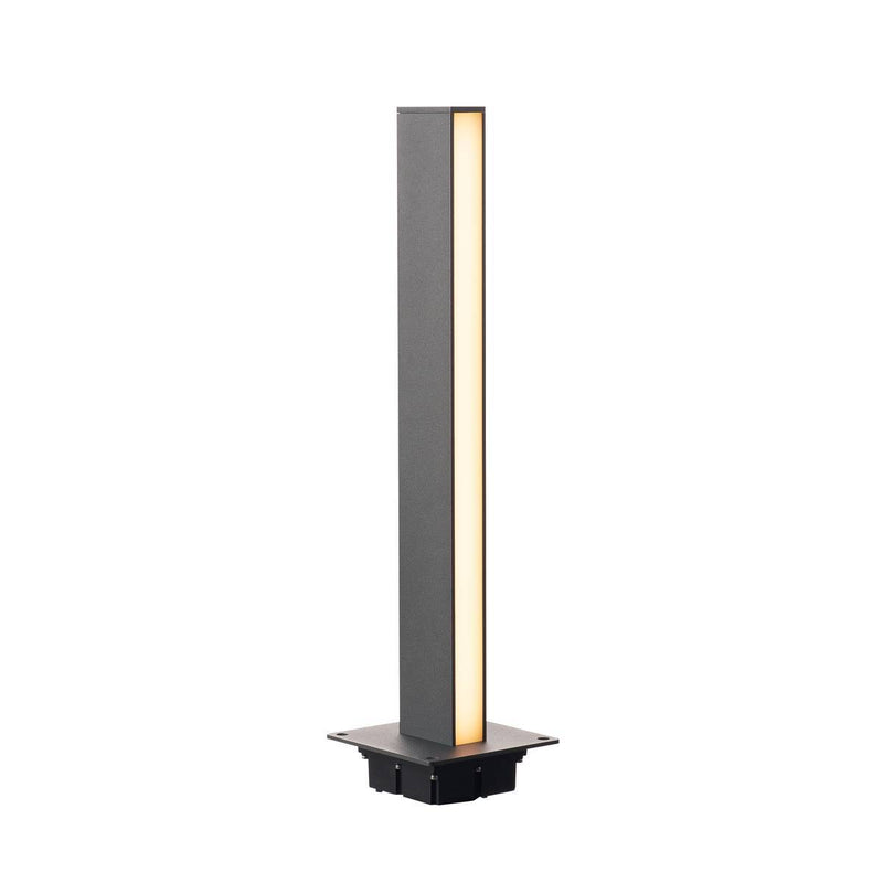 SLV 232185 H-POL, pathway and floor stand, double-headed, LED, 3000K, anthracite, L/W/H 16.5/16.5/66 cm - Toplightco