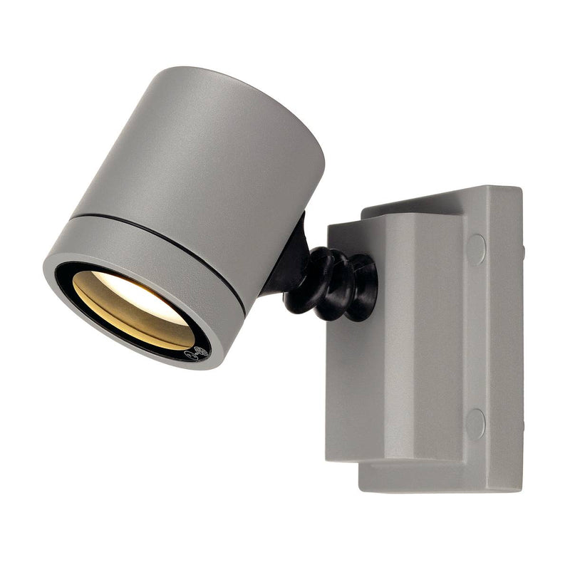 SLV 233104 NEW MYRA WALL LIGHT, silver-grey, GU10, max. 50W, IP55 - Toplightco