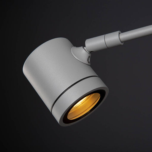 SLV 233134 NEW MYRA DISPLAY CURVE, silver-grey, GU10, max. 50W, IP55 - Toplightco