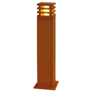 SLV 233437 RUSTY 70 LED SQUARE floor stand, rusted iron, 8.6W COB LED, 3000K, IP55 - Toplightco