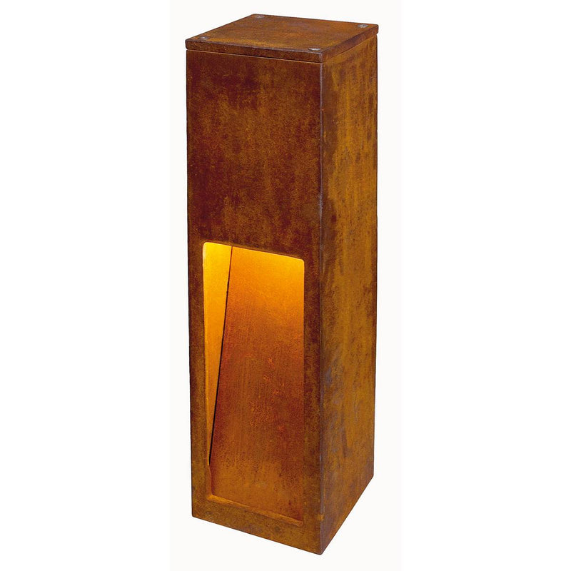 SLV 233447 RUSTY 50 LED SLOT floor stand, rusted iron, 8.6W COB LED, 3000K, IP55 - Toplightco