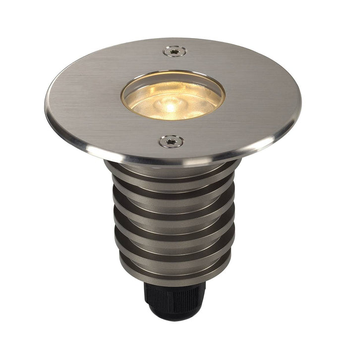 SLV 233520 DASAR LED inground fitting, round, stainless steel 316, 6W , 3000K, 230V, IP67 - Toplightco