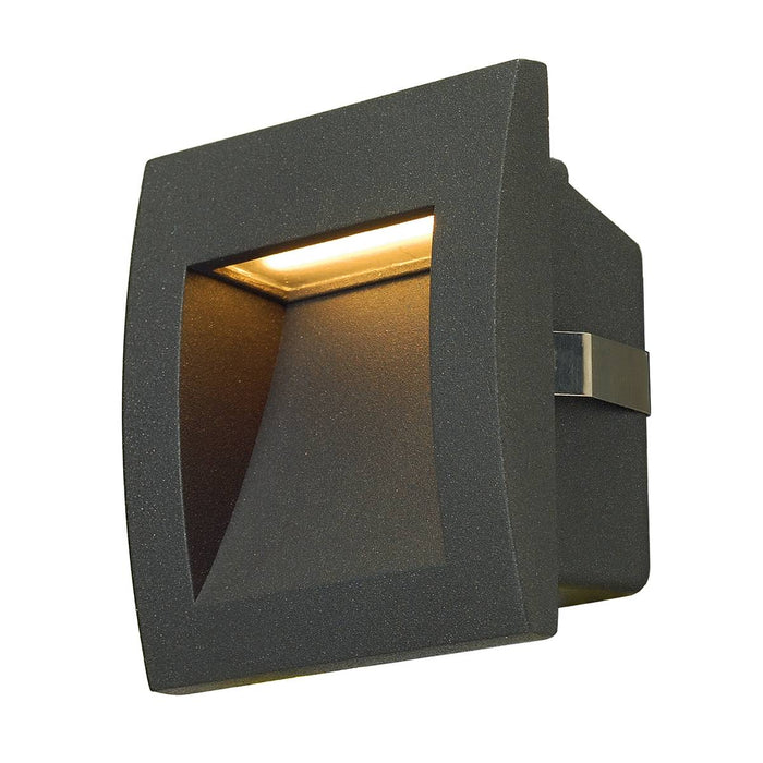 SLV 233605 DOWNUNDER OUT LED S recessed wall light, anthracite, SMD LED 3000K, IP55 - Toplightco