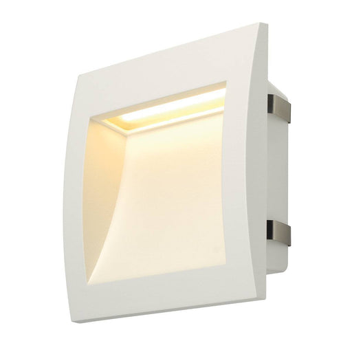 SLV 233611 DOWNUNDER OUT LED L recessed wall light, white - Toplightco