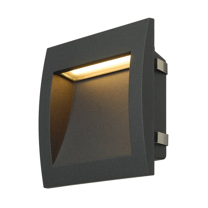 SLV 233615 DOWNUNDER OUT LED L recessed wall light, anthracite, SMD LED 3000K, IP55 - Toplightco