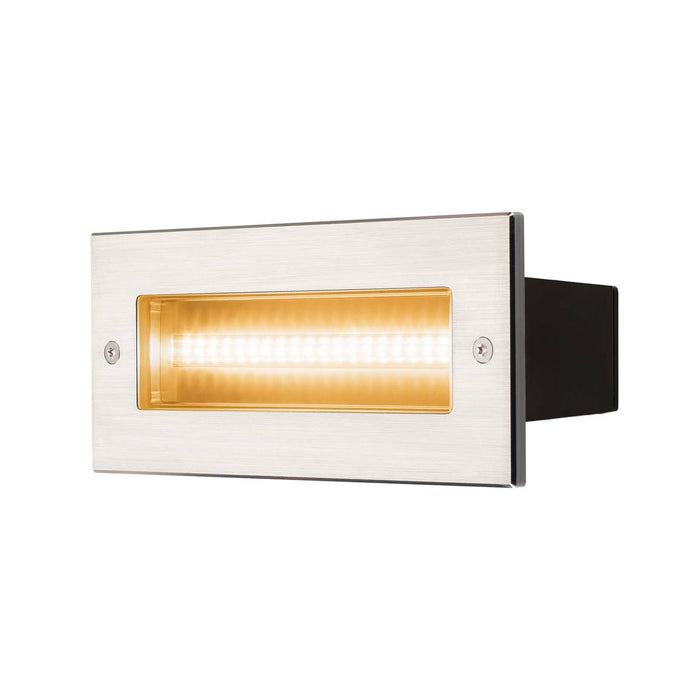 SLV 233650 BRICK, outdoor recessed wall light, LED, 3000K, stainless steel, IP67, 230V, 950lm 10W - Toplightco