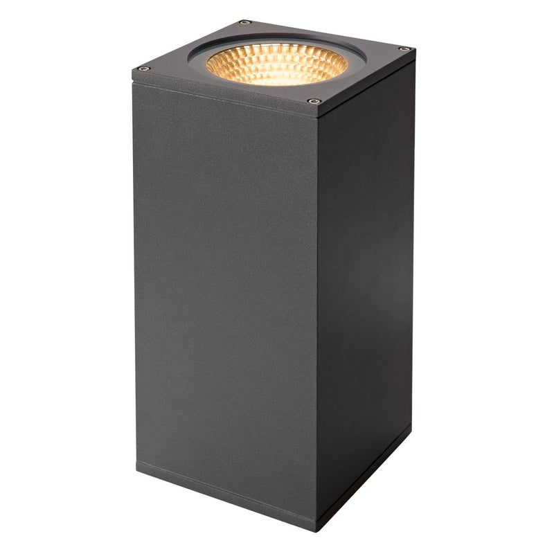 SLV 234505 BIG THEO WALL, outdoor wall light, double-headed, LED, 3000K, Flood up/down, anthracite, W/H/D 13/27.5/13.5 cm - Toplightco