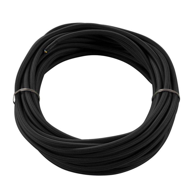 Backing Line Pvc SLV 961270 PVC line with fabric sheat, 3-pole, 10m black — Toplightco