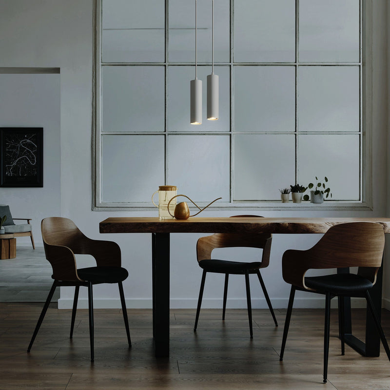 Pendant Light Ip20 Era Gu10 8w White 282lm SKU: TC-0079-BLA - Toplightco