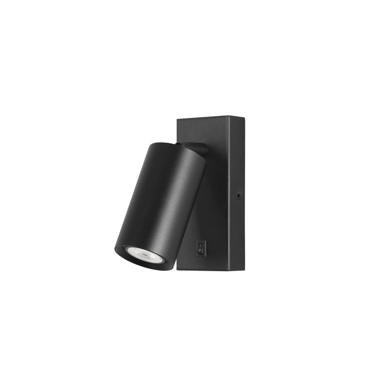Reading Light Era Gu10 8w Black 282lm SKU: TC-0080-NEG - Toplightco