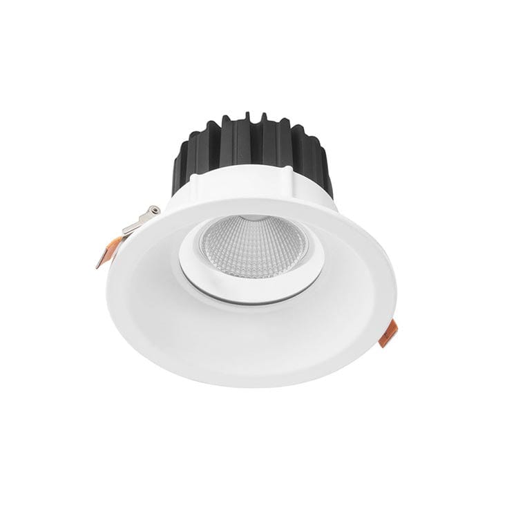 Downlight Ip44 Dorit Ø140mm Led 14w 3000k White 1149lm SKU: TC-0349-BLA - Toplightco
