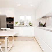 Ceiling Light Ip20 Easy Square Surface 400mm Led 26.4w 3000k White 2207lm SKU: TC-0413-BLA - Toplightco