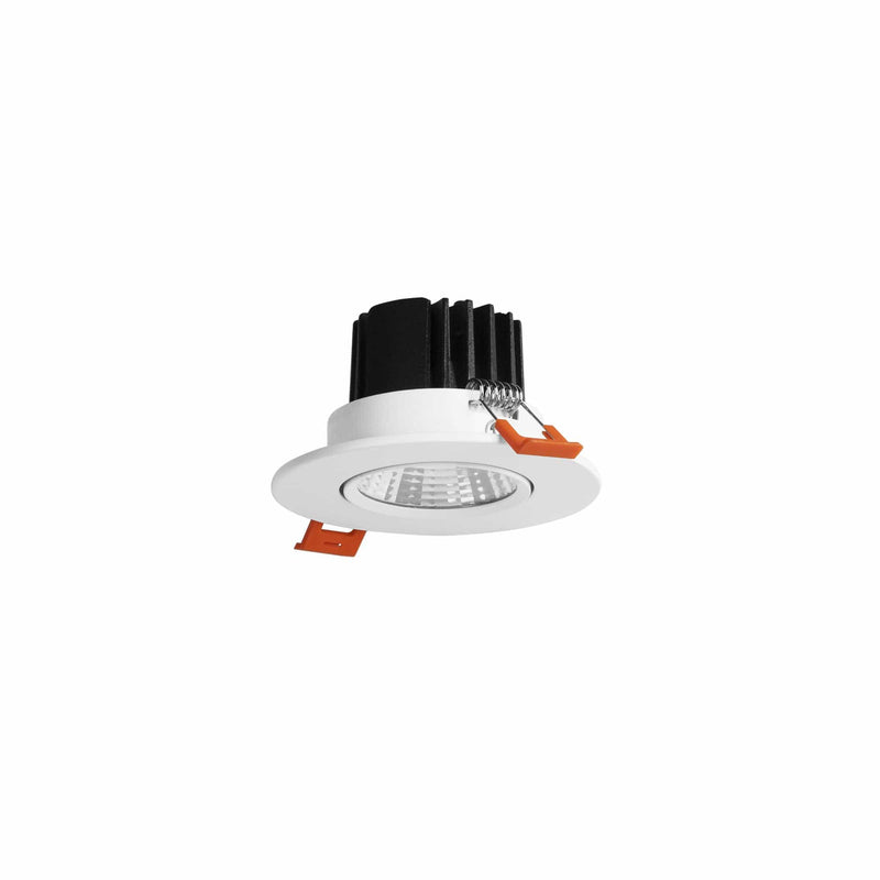 Downlight Ip23 Base Ø95mm Led 6.1w 3000k White 518lm SKU: TC-0502-BLA - Toplightco