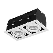 Downlight Ip23 Cardan Double Gu10 8w White SKU: TC-1401-BLA - Toplightco