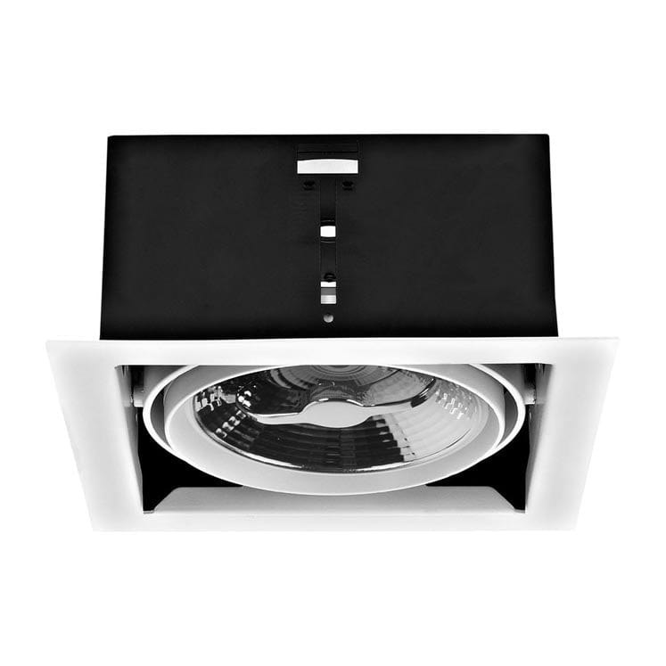 Downlight Ip23 Cardan Simple Gu10 8w White SKU: TC-1500-BLA - Toplightco