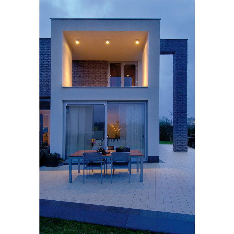 SLV 1000332 ROX CEILING OUT, 11, outdoor ceiling light, brushed aluminium, max. 50W, IP44 - Toplightco