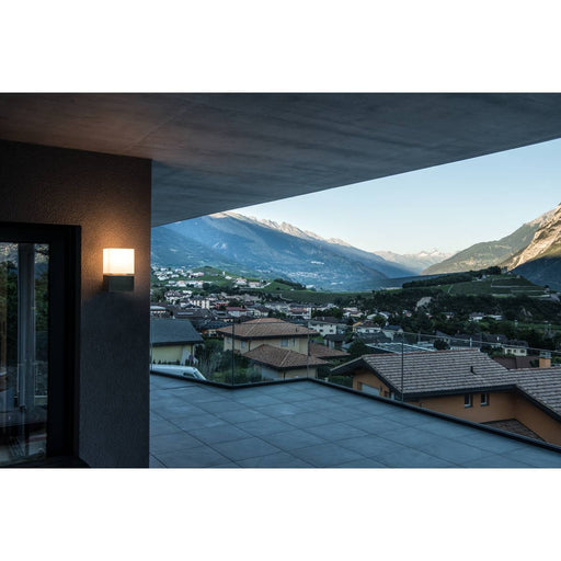 SLV 1000336 SQUARE WALL, E27, outdoor wall light, stainless steel 304, max. 20W, IP44 - Toplightco